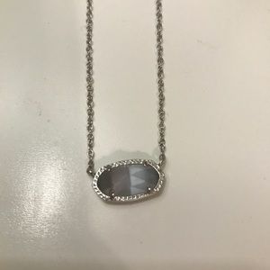 Kendra Scott Elisa Necklace- Slate/Silver